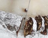 A picture of step 9 of Chocolate Salami.