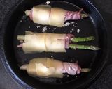 A picture of step 2 of California Farm Roasted Asparagus in Prosciutto Ham.
