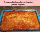Foto del paso 12 de la receta: Empanada de pollo con bacon, pasas y queso