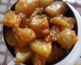 A picture of step 3 of Chatpate aloo.