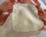 Foto del paso 1 de la receta: Wraps de jamón y queso con pera: sorprendente!!