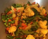 A picture of step 6 of Winter Vegetable Stir fry / Bhaaji.