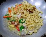 รูปขั้นตอนการทำที่ 4 ของ มักกะโรนีผัดขี้เมาไก่