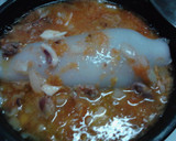 Foto del paso 5 de la receta: Calamar de Cadiz, relleno en salsa al vino Fino de Jerez