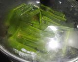 A picture of step 3 of Drumstick besan curry.