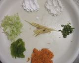 A picture of step 4 of Vegetables fried rice with Manchurian.