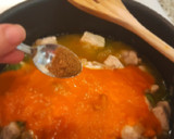 Foto del paso 4 de la receta: Pavo en salsa de berenjena y tomate