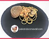 Foto del paso 5 de la receta: Espaguetis con gambas y almejas bajos en calorías