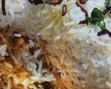 A picture of step 5 of Vegetable layer biryani.