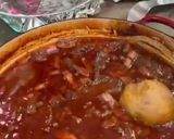 A picture of step 11 of Beef Bourguignon with Egg Fettuccine.