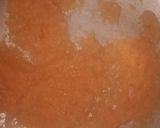 A picture of step 2 of Aloo choliya.