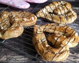 Foto langkah ke 13 dari resep Almonds Flaky Heart Shaped Bread #pr_tirotiii.