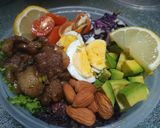 Foto langkah ke 5 dari resep Vegetable salad with beef bulgogi.
