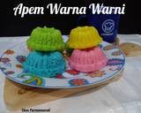 Apem Warna Warni langkah memasak 4 foto