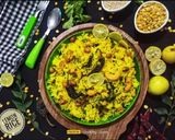 A picture of step 9 of Lemon Rice / SouthIndian Chitranna Rice.