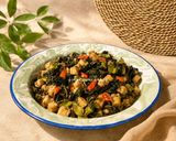 Foto langkah ke 5 dari resep Oseng Tempe Kecipir dan Daun Singkong.