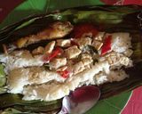 Foto langkah ke 8 dari resep Nasi Bakar Tahu Tempe.