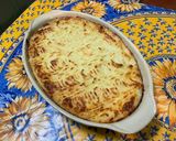 Une image de l'étape 12 de Écrasée gratinée de pommes de terre à l'ail, crème et emmental.