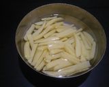 A picture of step 1 of French fries.