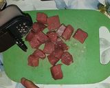 Foto del paso 5 de la receta: Brochetas de pierna de ternera con piña