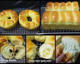 Foto langkah ke 15 dari resep 1 adonan 2 bentuk roti wool roll bread dan roti sobek.