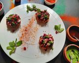A picture of step 18 of Colourful Millet Katori Chat.