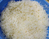 A picture of step 1 of Vegetable Fried Rice.