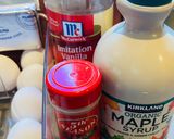 A picture of step 2 of Dump it Cranberry French Toast.