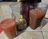 Foto langkah ke 4 dari resep Jus Semangka, Jeruk, Pear, Anggur (Slow Juicer - Tanpa Ampas).