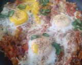 A picture of step 6 of Shakshuka.
