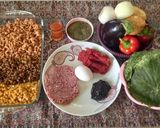 عکس مرحله 1 از دستور دلمه مخصوص با چاشنی رب انار