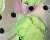 รูปขั้นตอนการทำที่ 4 ของ ขนมถ้วยฟูใบเตย