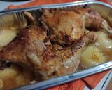 Foto del paso 4 de la receta: Pollo asado a la cerveza con papas