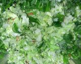 A picture of step 1 of Veg Manchurian gravy.
