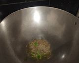 A picture of step 2 of Fried rice with sprouts.