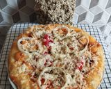 Foto langkah ke 9 dari resep Pizza Teflon homemade.