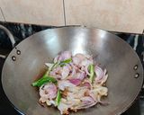 A picture of step 3 of EGGPLANT KABULI CHANA MASALA...