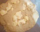 A picture of step 4 of Cinnamon Rolls 🤩.