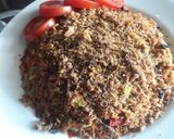 Foto langkah ke 4 dari resep Nasi Goreng Wortel Abon Sapi.
