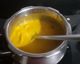A picture of step 2 of Dal dhokli.