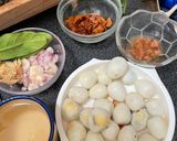 Foto langkah ke 1 dari resep Sate Bacem Telor Puyuh.