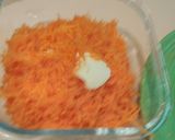 A picture of step 1 of Gajar halwa in microwave.
