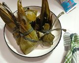 Foto langkah ke 5 dari resep Bacang Ketan (Rebus Mejikom).