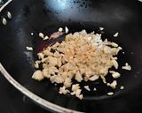 A picture of step 1 of Chestnut dates kheer.