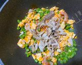 鯖魚蝦仁四季豆炒飯的食譜步驟2照片