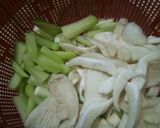 Foto langkah ke 1 dari resep Sayur lodeh labu siam,tahu,tempe,jamur dan pete.