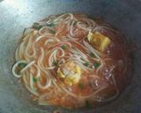 Foto langkah ke 6 dari resep Spaghetti rebus bumbu sambal tomat pedas.