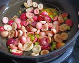 A picture of step 4 of Karonda Chilli Sweet an Sour sabji.