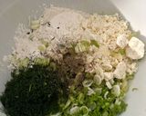 A picture of step 2 of Zucchini Pancakes.