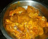A picture of step 1 of Chicken curry.